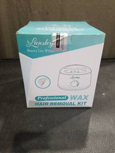 lot 3480 image: Lunsley Professional Wax Hair Removal Kit with Warmer Sealed New