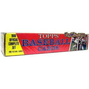 lot 3485 image: MLB 1988 Topps Baseball Cards Complete Set