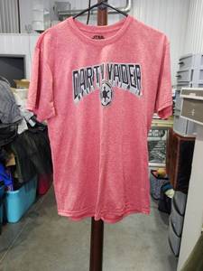 lot 3552 image: Star Wars Darth Vader Red Heather T-Shirt Medium