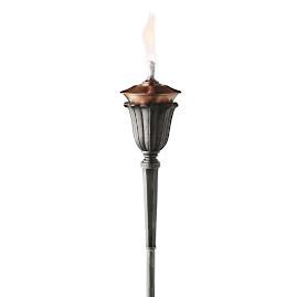 lot 1 image: Pair Frontgate Verona Garden Torches