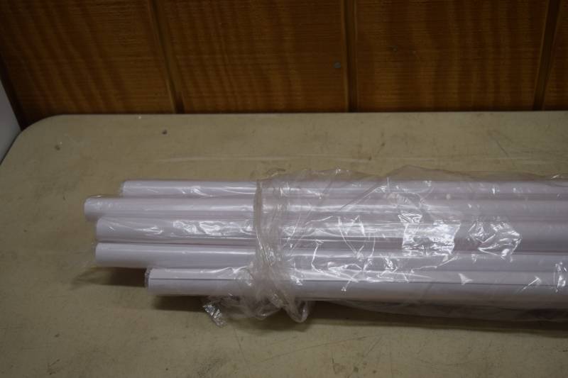 lot 39 image: 12 Plastic Shoer Closet Rod Covers