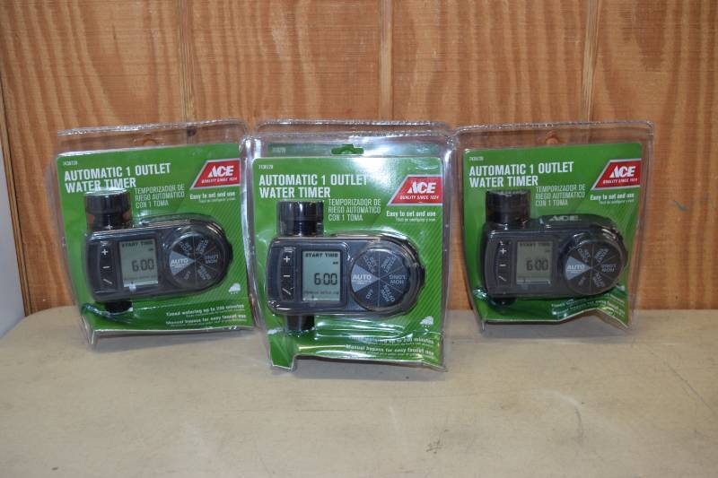 lot 168 image: 4 Automatic 1 Outlet Water Timers