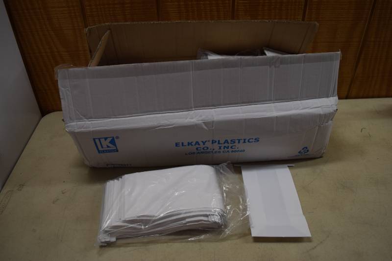 lot 163 image: 1000 Elkay High Density Poly Bags