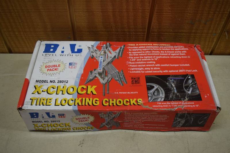 lot 237 image: BAL X-Chock Tire Locking Chocks