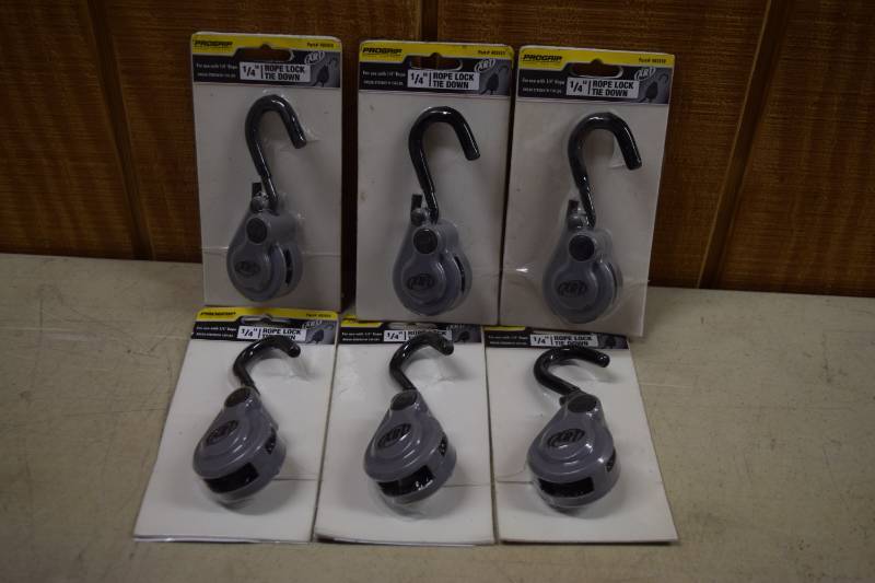 lot 249 image: 6 Progrip Rope Lock Tie Downs