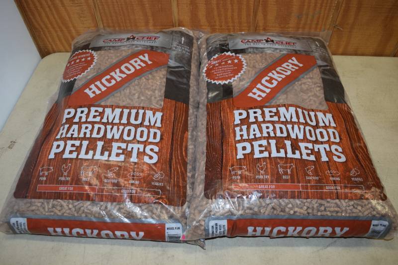 lot 283 image: 2 Bags Camp Chef Premium Hardwood Pellets