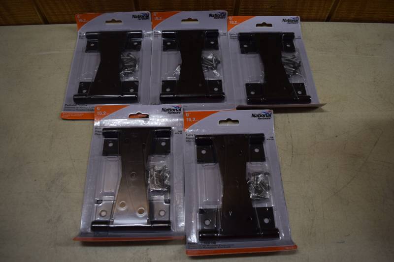 lot 285 image: 5 Packages of 2 National Hardware Extra Heavy T Hinges