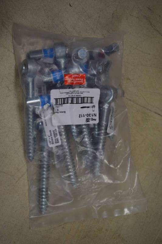 lot 302 image: 10 National Hardware Bolt Hooks Gate Hinges