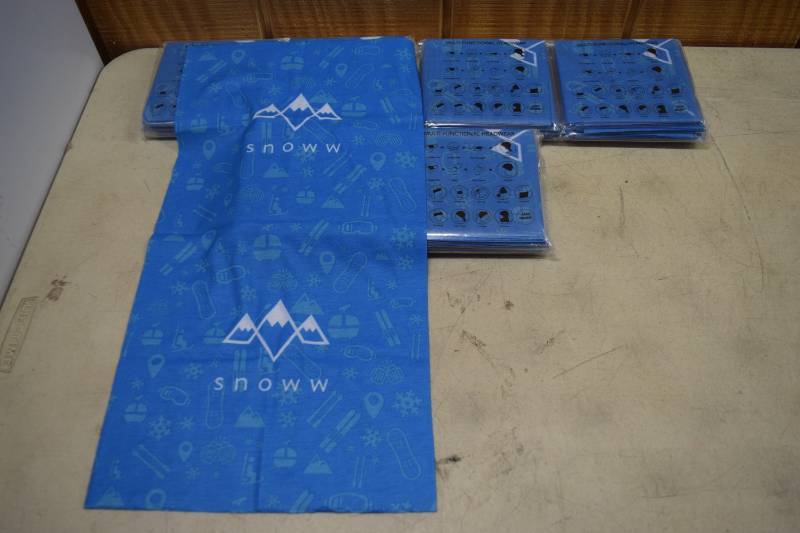 lot 345 image: 30 Snoww Buffs Multi Functional Headware