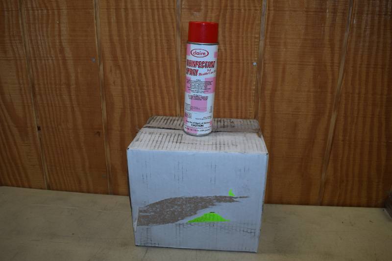lot 393 image: 12 Cans Claire Disinfectant Spray