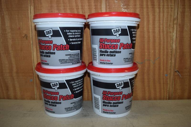 lot 412 image: 4 Buckets DAP All Purpose Stucco Patch