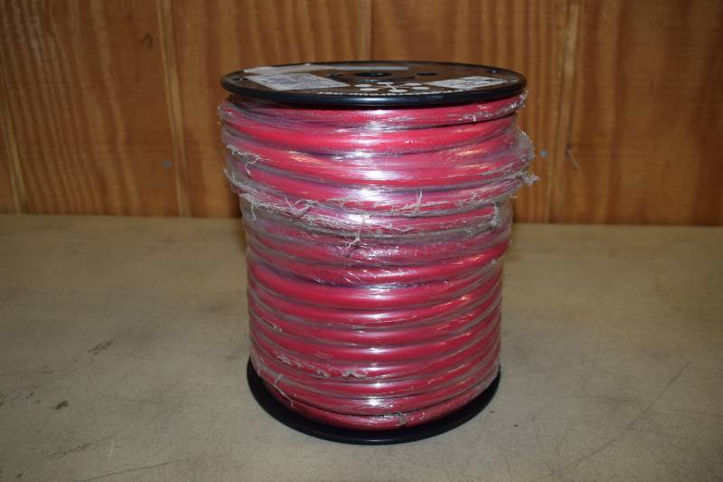 lot 416 image: 100 Foot Roll 4 Gauge Insulated Copper Wire