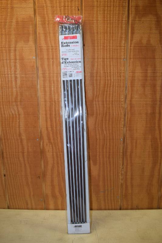lot 448 image: 6 Chimney Brush Extension Rods