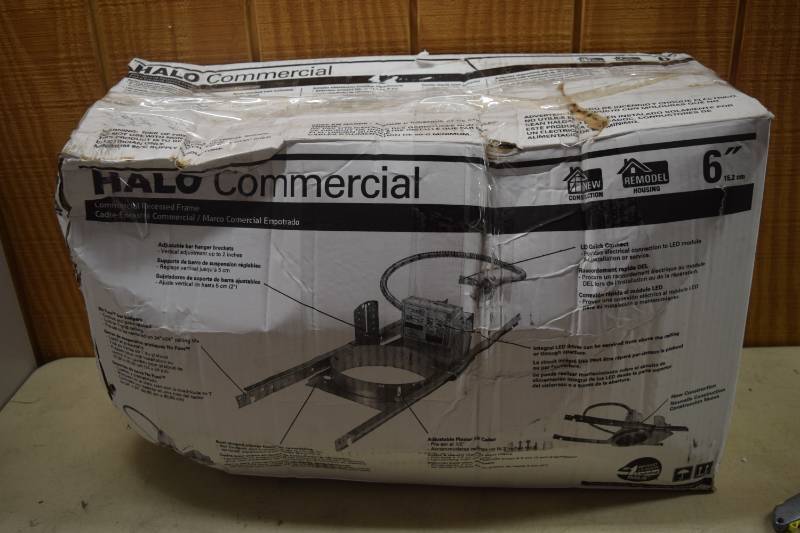 lot 451 image: 6 Pack Halo Commercial Recessed Frame
