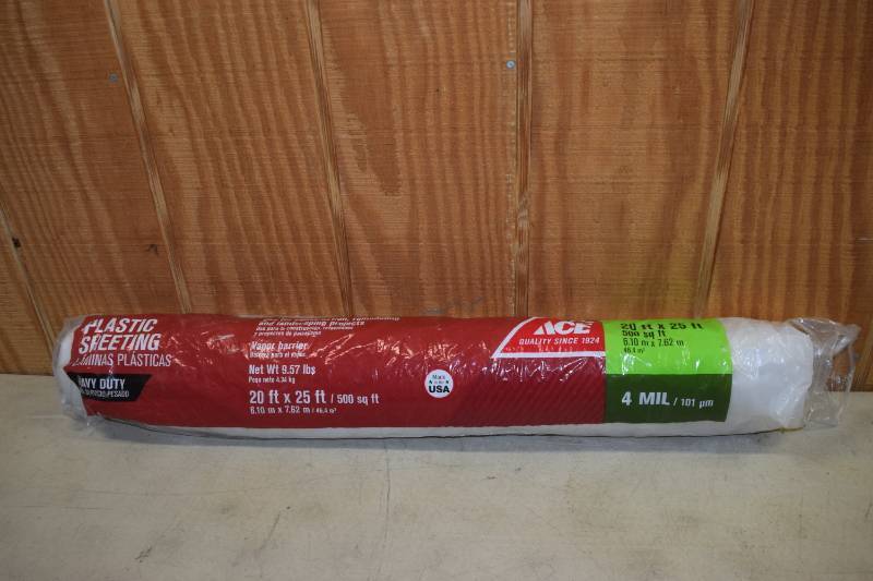 lot 485 image: Roll Heavy Duty Plastic Sheeting