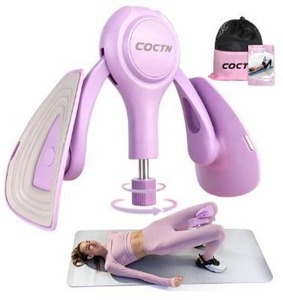 lot 36860 image: Thigh Trainer for Women, 15-70LB Adjustable Resistance Inner Thigh Exerciser for Pelvic Floor Muscle Repair, Thigh Workout Kegel Exercise Equipment for Shaping, Yoga & Weight Loss at Home Gym - Retail $20