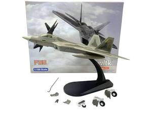 lot 36876 image: USAF F-22 Raptor 1100 Diecast Aircraft Model (Interchange Mode) - Retail $37