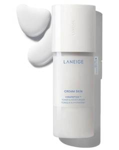 lot 36882 image: LANEIGE Cream Skin Toner & Moisturizer Lightweight Refillable Korean Milky Toner with Ceramide & Peptide for Hydration, Firming, & Barrier Support - Retail $36