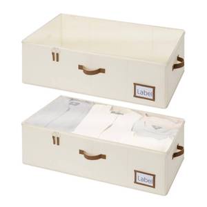 lot 36980 image: StorageWorks Under Bed Storage Bins, 10 Underbed Storage Containers with Lid, 77L Clothes Organizer for Bedding, Blankets, Sweaters, Shoes, 2-Pack - Retail $35