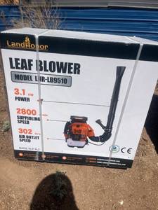 lot 1007 image: LandHonor LHR-LB9510 Backpack Leaf Blower 3.1KW Gas Powered