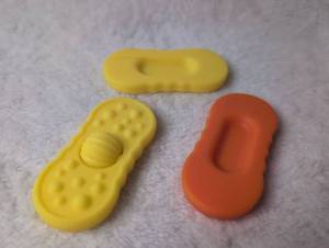 lot 2838 image: Sensory Stress Stones Slider Fidget Toy Set - 3 ct
