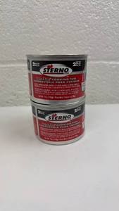 lot 81 image: Sterno Canned Heat Cooking Fuel 2-Pack