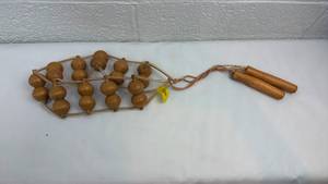 lot 84 image: Wooden Bead Back Massager