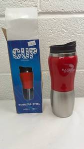 lot 90 image: Kansas Lottery Stainless Steel Travel Mug 14oz