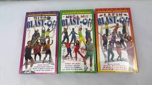 lot 108 image: Richard Simmons Blast Off VHS Workout Video Set - 3 Tapes