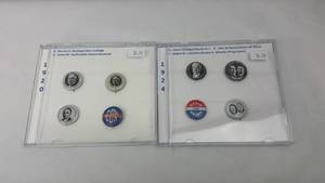 lot 115 image: Presidential Campaign Button Collection 1920 and 1924 Elections