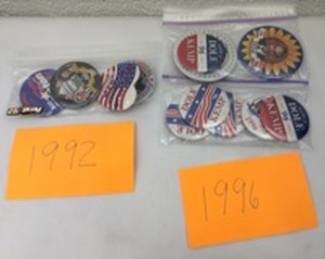 lot 117 image: 1996 & 1992 Presidential Campaign Button Collection