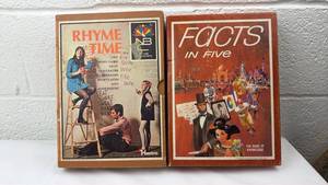 lot 125 image: Classic Board Game Collection - Rhyme Time and Facts in Five