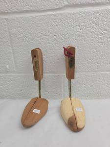 lot 183 image: Dmark Wooden Shoe Stretchers