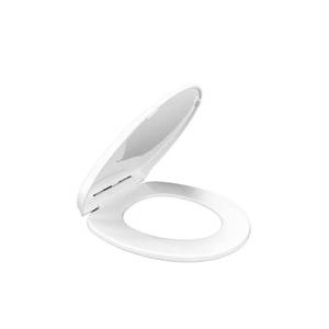 lot 13517 image: Round Slow Close Closed Toilet Seat in White