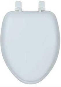 lot 13518 image: Glacier Bay Elongated Easy Release Toilet Seat in White