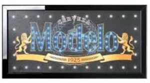 lot 13537 image: Modelo LED Wall Decor Sign