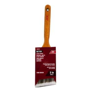 lot 13569 image: Ace Better 3 in. Wide Angle Paint Brush, 5 Pack