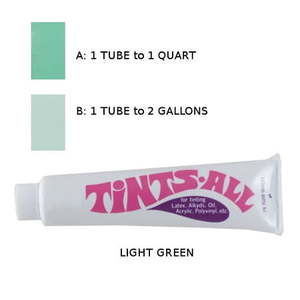 lot 13572 image: Tints All 1.5 oz. Light Green Tint, 6 Tubes