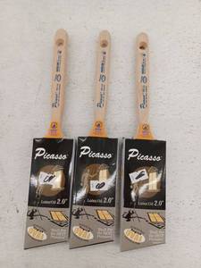 lot 13595 image: 2in Proform Technologies PIC1-2.0 Picasso Hardline Angled Cut Standard Handle Paint Brush