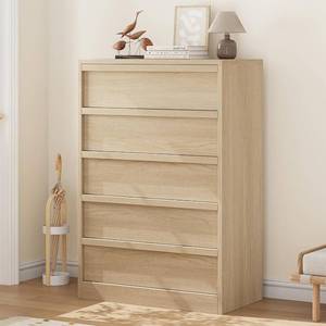 lot 371251 image: Retails for $182 Garvee 5 Dresser for Bedroom, 43.3 Tall Dresser, Freestanding Horizontal Drawer with Storage, Wooden Closet Chest Storage for Living Room, Hallway, Entryway
