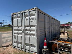 lot 5128 image: First Use 40ft High Cube Storage Container Multi-Door 4-Door Container number MMPU5004160