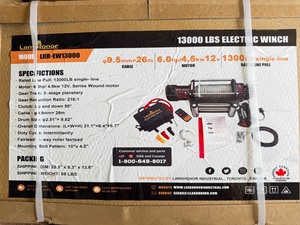 lot 5369 image: Unused Land Honor 13000LBS ELECTRIC WINCH (LHR-EW13000)