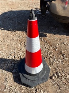lot 5151 image: Unused ZJG Safety Traffic Cones Lot of 38