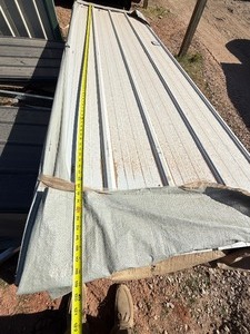 lot 5116 image: Unused CAPTOK Galvalume Steel Siding Roofing 10ft Lot of 50 Sheets (CK-XH50)