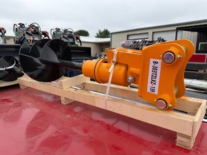lot 5122 image: Unused CAPTOK CAT303 Excavator Auger Set