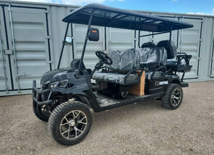 lot 5093 image: Unused CAPTOK Off-Road Golf Cart 6 Passenger (CK-GC42S) Black Color