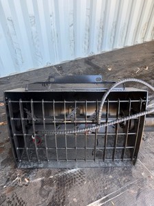 lot 5068 image: Unused SDLANCH Mini Skid Steer Mixing Drum Attachment
