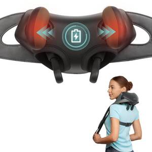 lot 22347 image: Etekcity FSA Eligible Cordless Neck Massager for Pain Relief Deep Tissue, Shiatsu Shoulder Massager with Heat, Massage Tools for Trapezius, Lymphatic Drainage, Relaxation Therapy, HSA Items, Cadeo - Retail $80