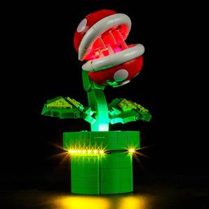 lot 22365 image: BRIKSMAX Led Lighting Kit for Lego-71426 Piranha Plant - Compatible with Lego Super Mario Building Set- Not Include Lego Set - Retail $21