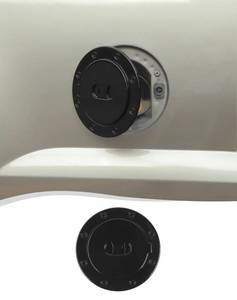 lot 22404 image: Voodonala Gas Tank Cap Cover Fuel Door Trim Compatible with Chevy SilveradoTahoeSuburbanGMC-YukonGMC-Sierra 1999-2006, Black - Retail $22